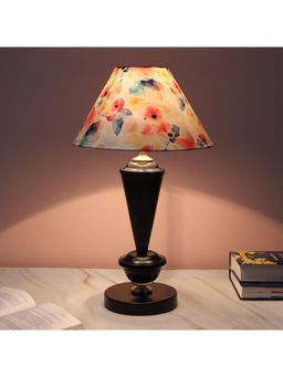 Tu Casa - White Modern Brilliance Black Metal Table Lamp For Home Decoration