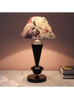 Tu Casa - White Modern Brilliance Black Metal Table Lamp For Home Decoration