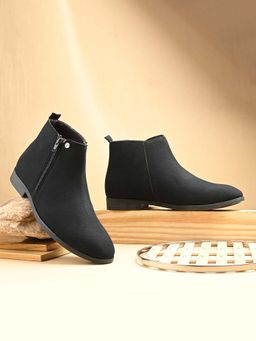 EL PASO - Black Classic Casual Boots for Men