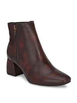 EL PASO - Women's Brown Pro Guard Ankle Casual Boots