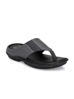 EL PASO - Men's Grey Synthetic Leather Casual Sandals