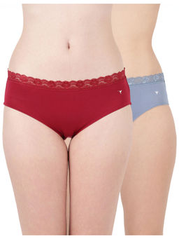 BLOSSOM - Women Multi-Color Serene Panties (Pack of 2)