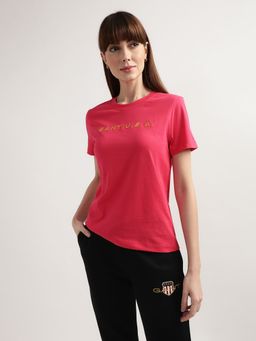 GANT - Women Red Solid T-Shirt