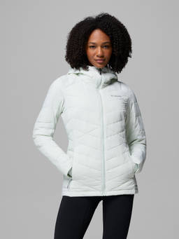 Columbia - Women Green Omni-Heat Infinity Joy Peak II Hiking Trekking Down Jacket