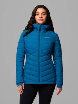 Columbia - Women Blue Omni-Heat Infinity Joy Peak II Hiking Trekking Down Jacket