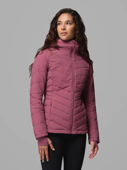Columbia - Women Purple Omni-Heat Infinity Joy Peak II Hiking Trekking Down Jacket