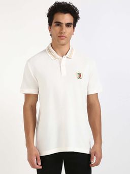 Tommy Hilfiger - Mens White Solid Polo T-Shirt