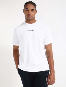 Tommy Hilfiger - Mens White Solid T-Shirt