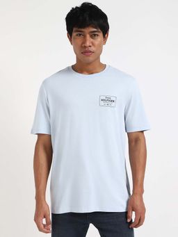 Tommy Hilfiger - Mens Blue Solid T-Shirt