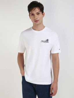 Tommy Hilfiger - Mens White Printed T-Shirt