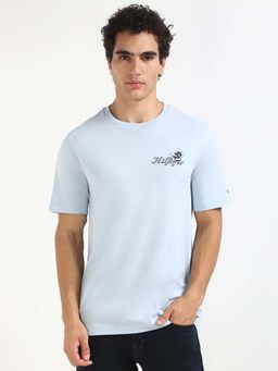 Tommy Hilfiger - Mens Blue Printed T-Shirt
