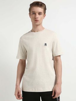 Tommy Hilfiger - Mens Off White Solid T-Shirt