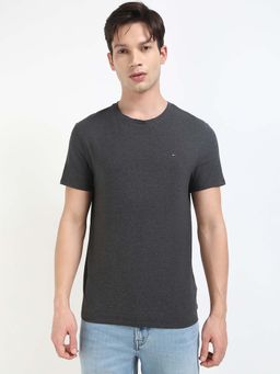Tommy Hilfiger - Mens Grey Solid T-Shirt