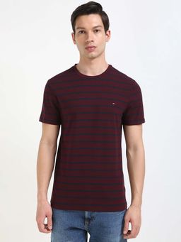 Tommy Hilfiger - Mens Red Stripes T-Shirt