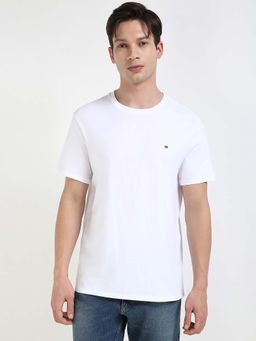 Tommy Hilfiger - Mens White Solid T-Shirt