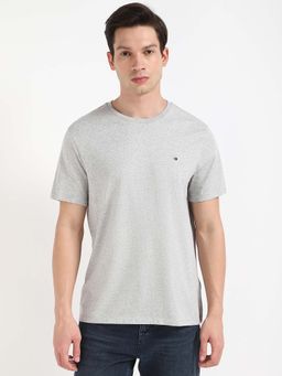 Tommy Hilfiger - Mens Grey Solid T-Shirt