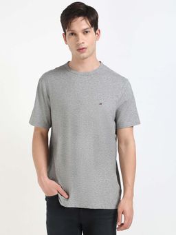 Tommy Hilfiger - Mens Grey Solid T-Shirt