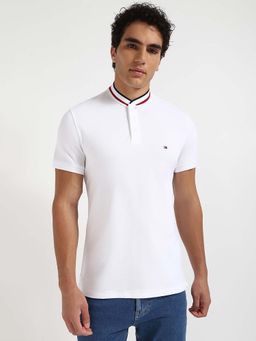 Tommy Hilfiger - Mens White Solid T-Shirt