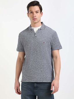 Tommy Hilfiger - Mens Grey Printed Polo T-Shirt
