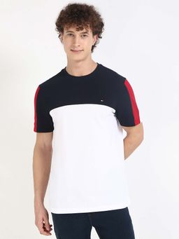 Tommy Hilfiger - Mens Blue Colorblock T-Shirt