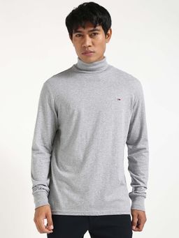 Tommy Hilfiger - Mens Grey Solid T-Shirt