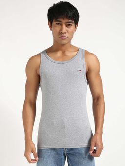 Tommy Hilfiger - Mens Grey Solid Tank Top