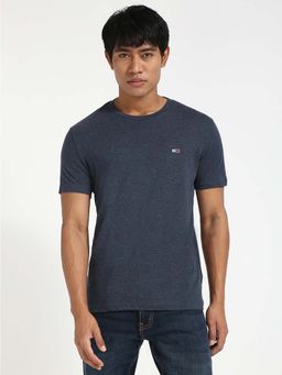 Tommy Hilfiger - Mens Grey Solid T-Shirt
