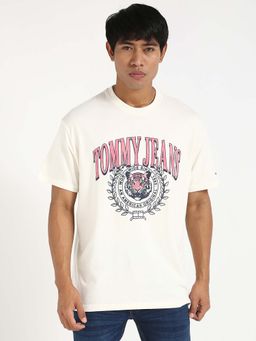 Tommy Hilfiger - Mens White Printed T-Shirt