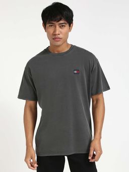 Tommy Hilfiger - Mens Grey Solid T-Shirt