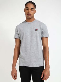 Tommy Hilfiger - Mens Grey Solid T-Shirt