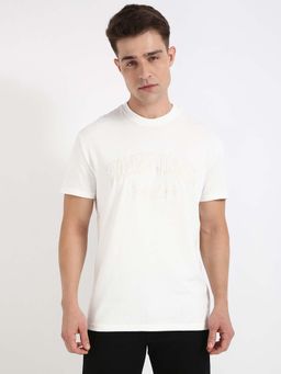 Tommy Hilfiger - Mens White Embroidered T-Shirt