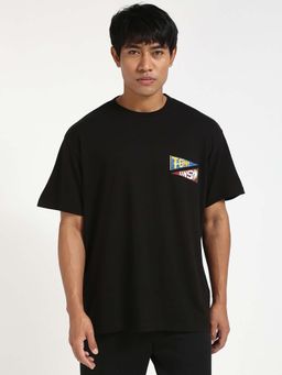 Tommy Hilfiger - Mens Black Printed T-Shirt