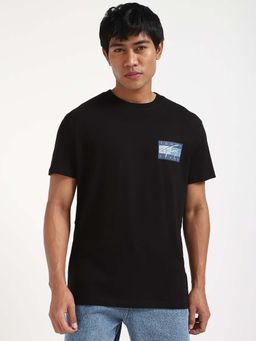 Tommy Hilfiger - Mens Black Printed T-Shirt