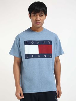 Tommy Hilfiger - Mens Blue Printed T-Shirt