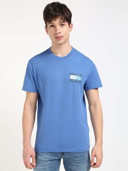 Tommy Hilfiger - Mens Blue Printed T-Shirt