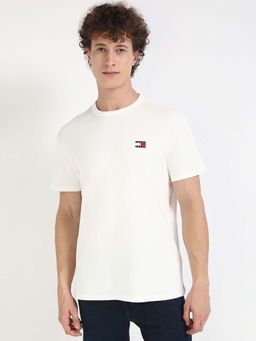 Tommy Hilfiger - Mens White Solid T-Shirt