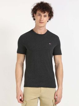 Tommy Hilfiger - Mens Charcoal Color T-Shirt