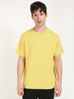 Tommy Hilfiger - Mens Yellow Embroidered T-Shirt