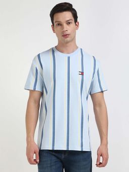 Tommy Hilfiger - Mens Blue Stripes T-Shirt