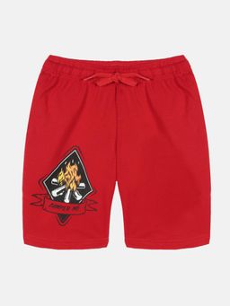 KiddoPanti - Boys Camper Printed Knit Shorts