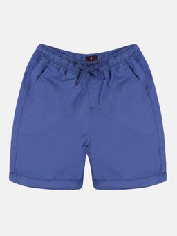 KiddoPanti - Blue Boys Basic Roll Up Shorts