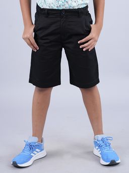 KiddoPanti - Boys Formal Solid Shorts