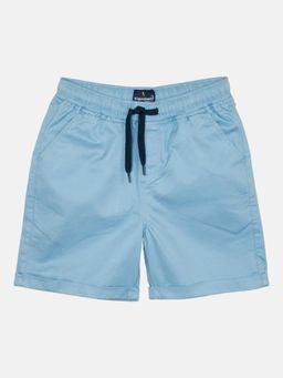 KiddoPanti - Blue Boys Basic Roll Up Shorts