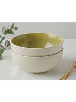 BODHI HOUSE - Ceramic Deep Serving Bowl (Pack Of 2)