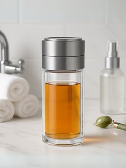 YELONA - Silver 300Ml Tea Infuser Bottle