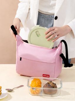 Little Surprise Box - Pink Adjustable Buckle Hook Style Insulated Lunch Bag