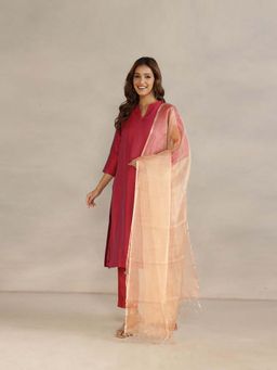 Fabindia - Women Gold Woven Dupatta