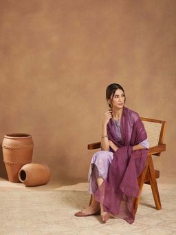 Fabindia - Women Wine Woven Dupatta