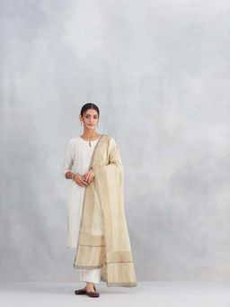 Fabindia - Women Beige Printed Dupatta