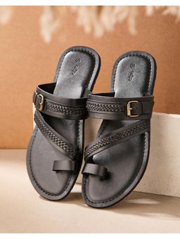 Fabindia - Black Leather Sandals